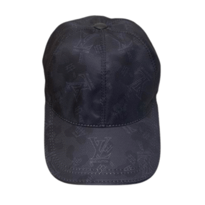 Louis Vuitton Black Leather Cap w110108