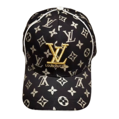 Louis Vuitton Leather Adjustable LV Logo Cap 030702