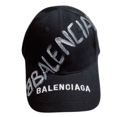 Balenciaga Logo Embroidered Diagonal Cap 052313