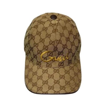 Gucci Embroidered Canvas Baseball Cap w1029133
