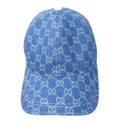 Gucci GG Light Blue Denim Baseball Cap