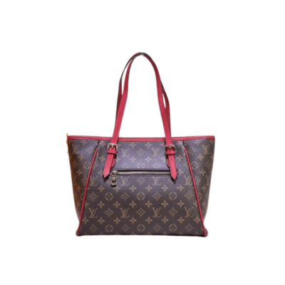 Damier Ebene Red Monogram Canvas Lena PM