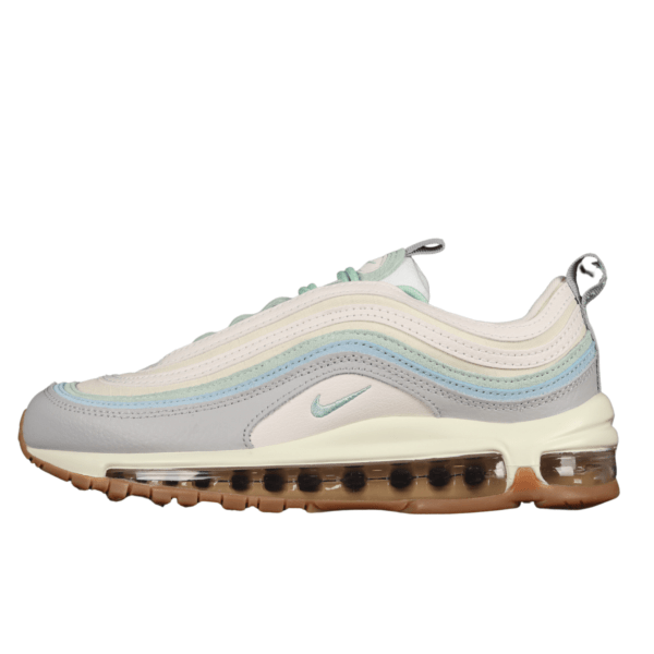 Ladies Nike Air Max 97 Enamel Green Sail Worn Blue