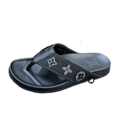 Ladies Louis Vuitton Black Slipper XC0501