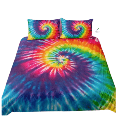 Rainbow Navy Room Bedding Set UK04874