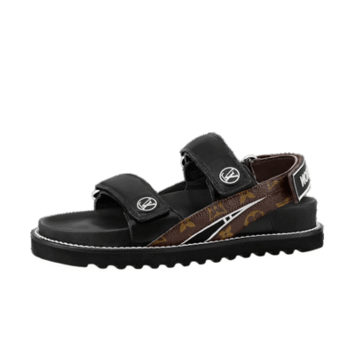 Louis Vuitton Paseo Flat Comfort Sandal In Black
