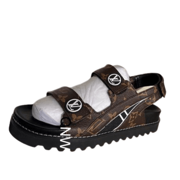 Louis Vuitton Monogram Paseo Flat Comfort Sandal In Brown - Image 4