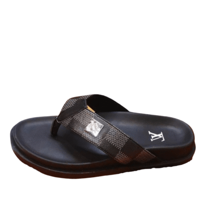 Louis Vuitton Monogram Flip-Flop Thong Leather Slide Sandals