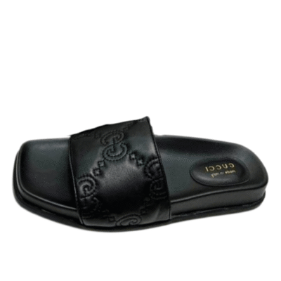 Gucci GG Supreme Leather Slides