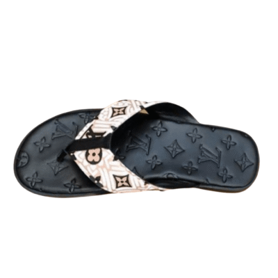 Men's Louis Vuitton Palm LV Leather Slipper nfy0409