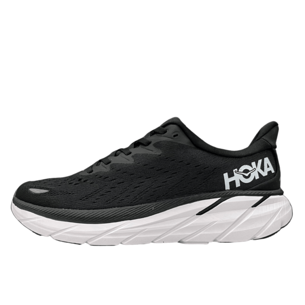 Hoka One One Clifton 8 Black White