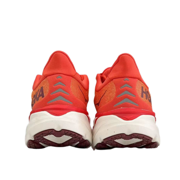 Hoka One One Clifton 8 Fiesta Blazing Orange - Image 4