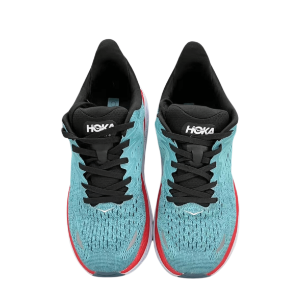 Hoka One One Clifton 8 Blue Coral Butterfly - Image 2