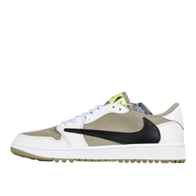 Travis Scott x Air Jordan 1 Low Golf Olive FZ3124-200