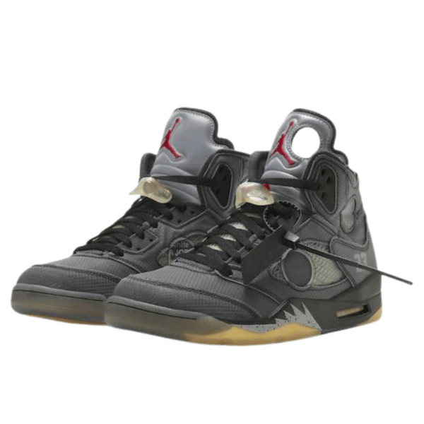 Off-White x Air Jordan 5 Retro SP 'Muslin' CT8480 001 - Image 3