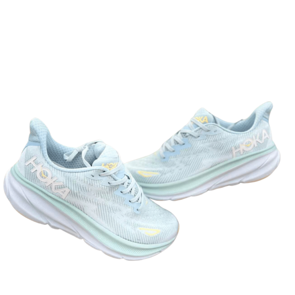 Hoka One One Clifton 9 Cloud Blue Ice Flow - Image 5