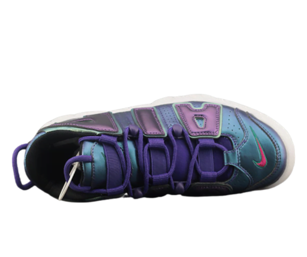 Ladies Nike Air More Uptempo GS 'Iridescent Purple' 922845 500 - Image 6