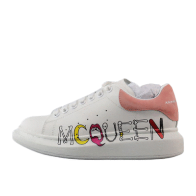 Alexander McQueen Oversized Suede 'Pink Tail Multi'