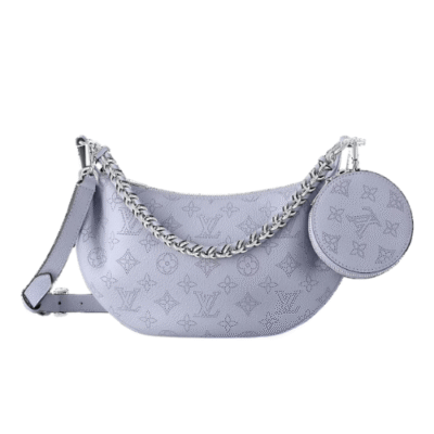 Louis Vuitton Baia PM Mahina Leather Handbag In Light Lilac M22959