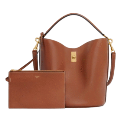 Celine Teen Bucket 16 In Smooth Calfskin Tan Handbag 197573CR4.04LU