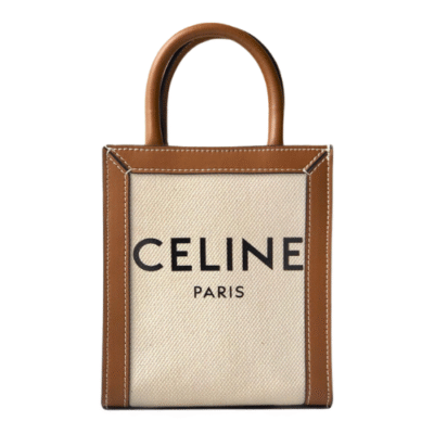 Celine Cabas Vertical Leather Handbag 882106240004