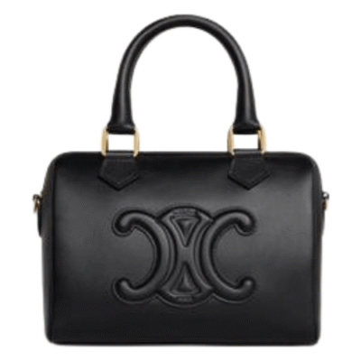 Celine Black Small Boston Cuir Triomphe 113773DU3.38NO