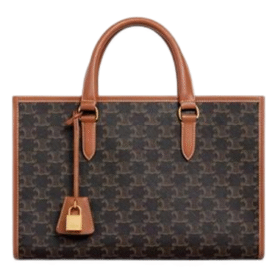 Celine Mini Horizontal Triomphe Canvas Handbag In Tan 199742BZJ.04LU