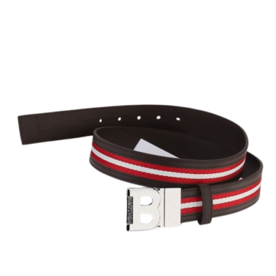 Bally B Multicolor Logo-Buckle Belt 8L05