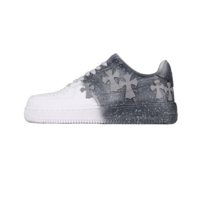 Chrome Hearts x Nike Air Force 1 Low Gray (Custom)(Unisex)