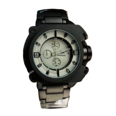 Diesel SBA Light Gunmetal Ion Chronograph Watch DZ4244