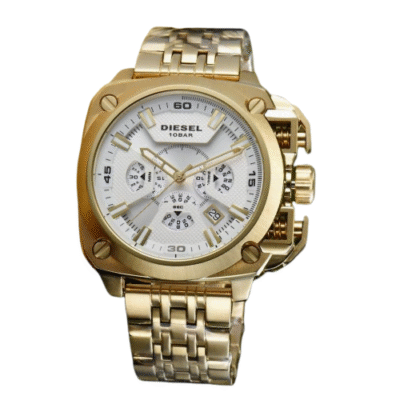 Diesel BAMF Chronograph Gold-Tone Stainless Steel Watch DZ7378