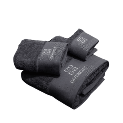 Givenchy 3-Piece Luxury Towel Set In Gray