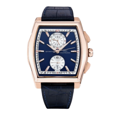 IWC Da Vinci Chronograph Blue Stainless Steel Watch IW376419