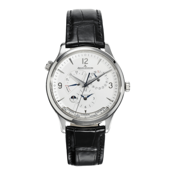 Jaeger LeCoultre Master Control Geographic Silver Stainless Steel Watch 4128420