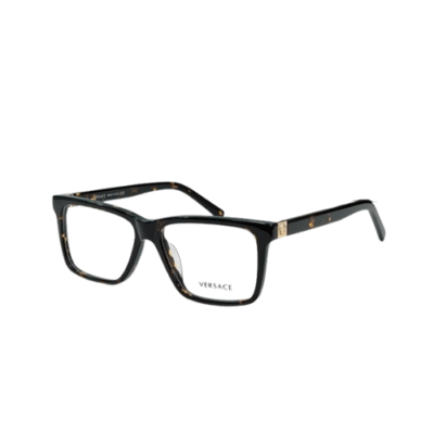 Versace Plastic Frame Rectangle Eyeglasses VE3328 5389
