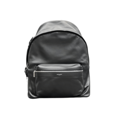 Saint Laurent Black City Backpack In Matte Leather 5349670AY3F1000