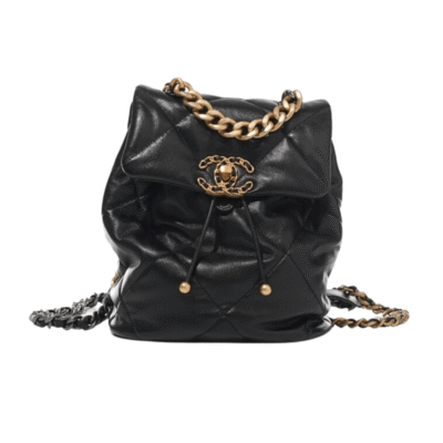 Chanel Black Quilted Lambskin 19 Backpack AS4223 B04852 94305
