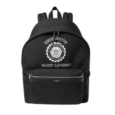 Saint Laurent Black Backpack With Patches SL3541