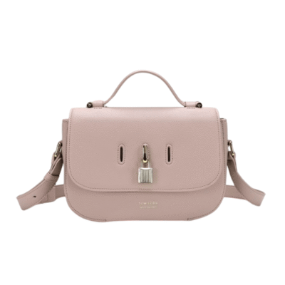 Tom Ford Beige Padlock Leather Crossbody Bag