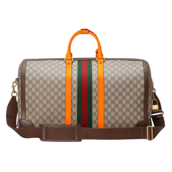 Gucci Beige And Ebony GG Savoy Large Duffle Bag 724612 FADHS 9754 - Image 4