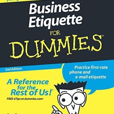 Business Etiquette For Dummies 2nd Edition