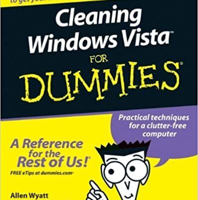 Cleaning Windows Vista For Dummies