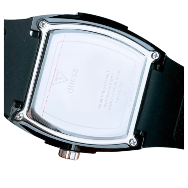 Guess Black Multi-Function Buckle Strap Watch GW0203G3 - Image 6