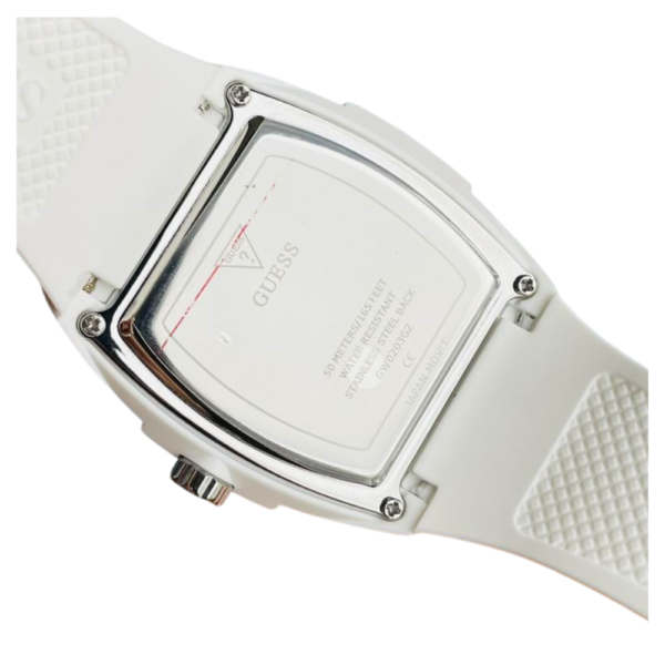 Guess White Multi-Function Buckle Strap Watch GW0203G2 - Image 7