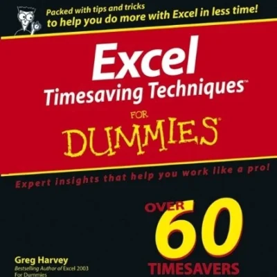 Microsoft Office Excel Timesaving Techniques For Dummies