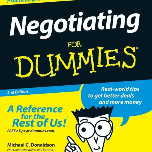 Negotiating For Dummies 2nd Edition