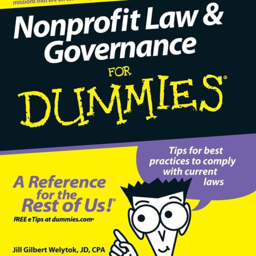 Nonprofit Law & Governance For Dummies
