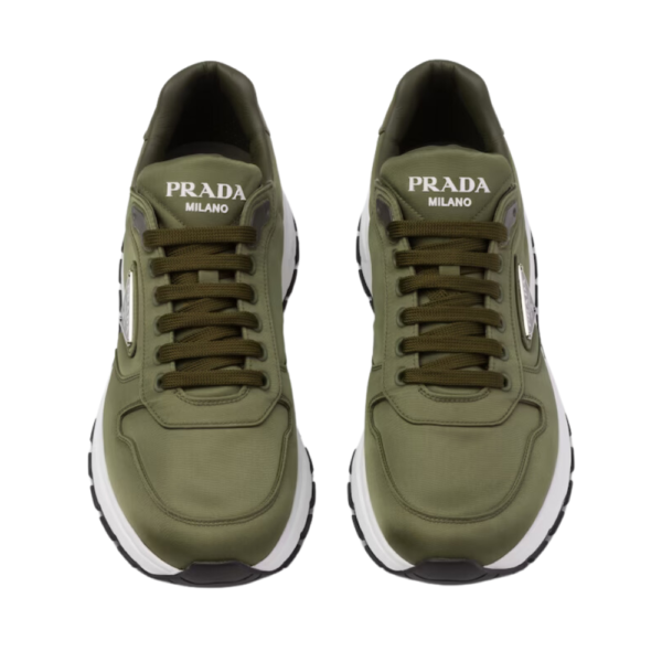 Prada Military Green Prax 01 Re-Nylon Sneakers 2EE369 3LFVF0161 FG000 - Image 3