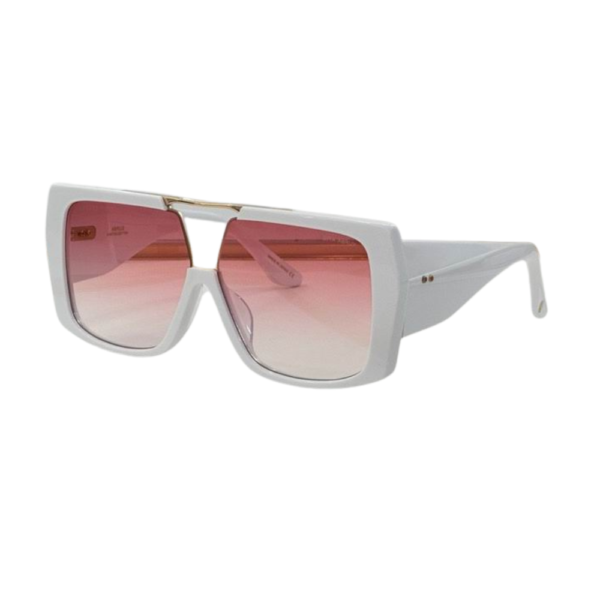 Dita Cream White Abrux Eyewear Square-Frame Sunglasses DTS420A - Image 2