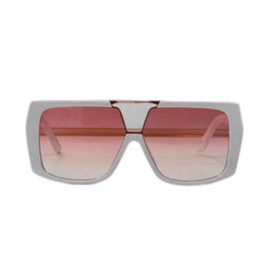 Dita Cream White Abrux Eyewear Square-Frame Sunglasses DTS420A